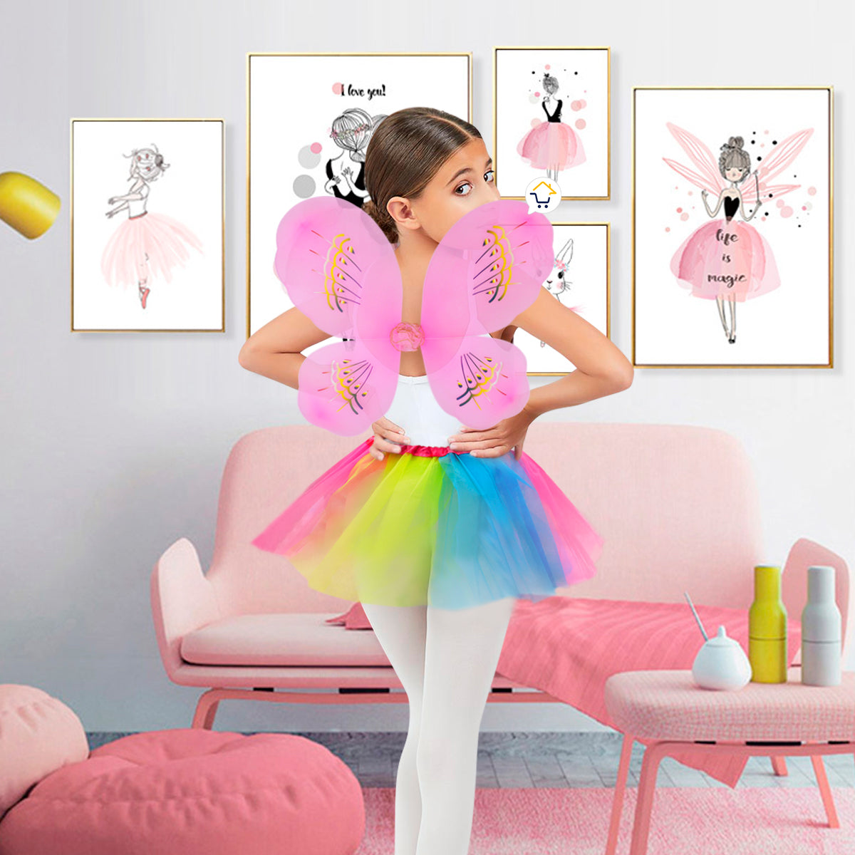 Miniatura 2 de Disfraz Hada Mariposa Halloween OF081