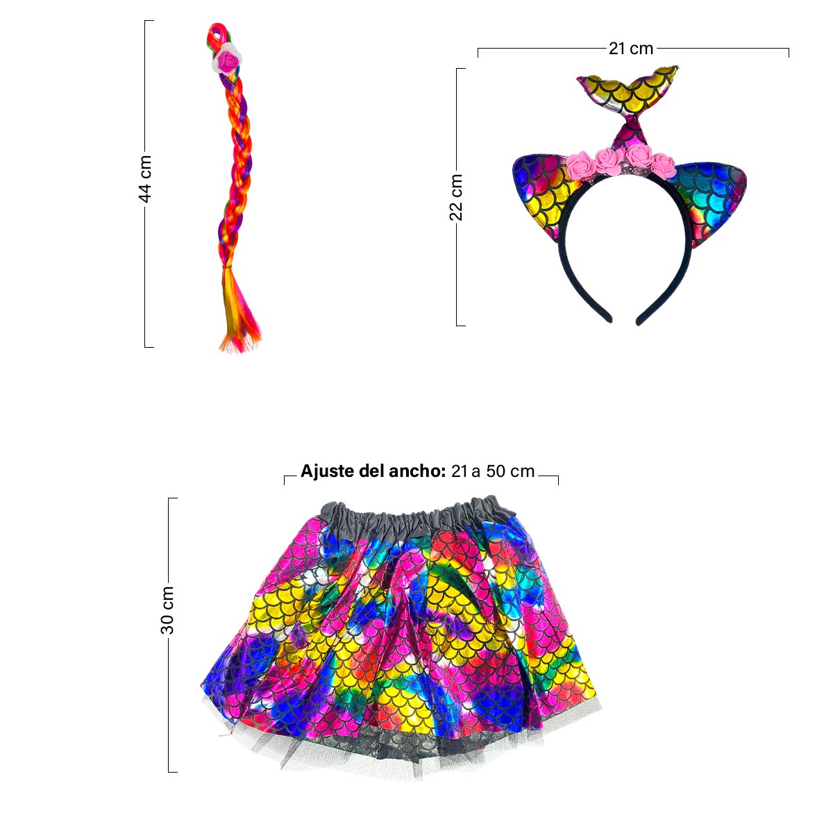 Miniatura 3 de Disfraz Sirena Accesorio Halloween TP346