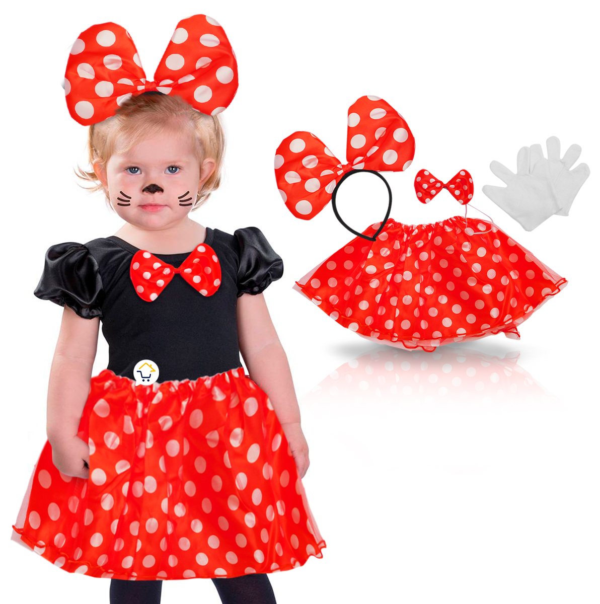 Miniatura 6 de Disfraz Ratona Accesorio Halloween AF821