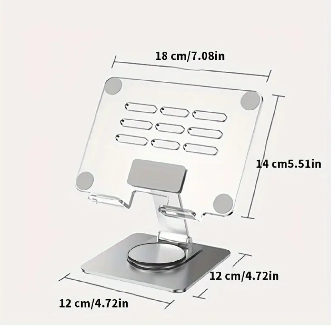 Miniatura 2 de Soporte Acrílico Tableta Base Giratoria