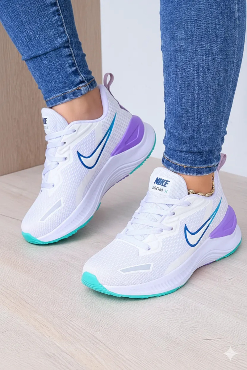 Nike Zoom X Blanco Lila Dama