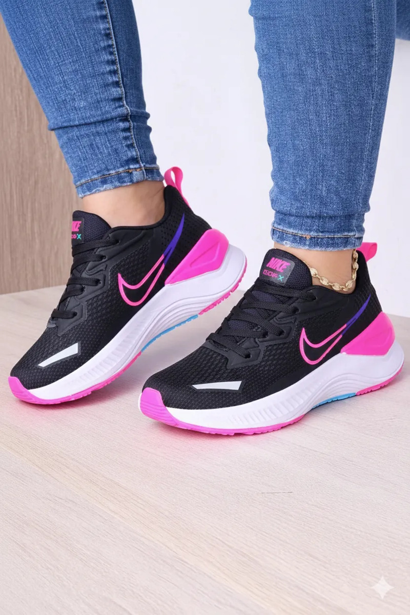 Nike Zoom X Negro Rosa Dama