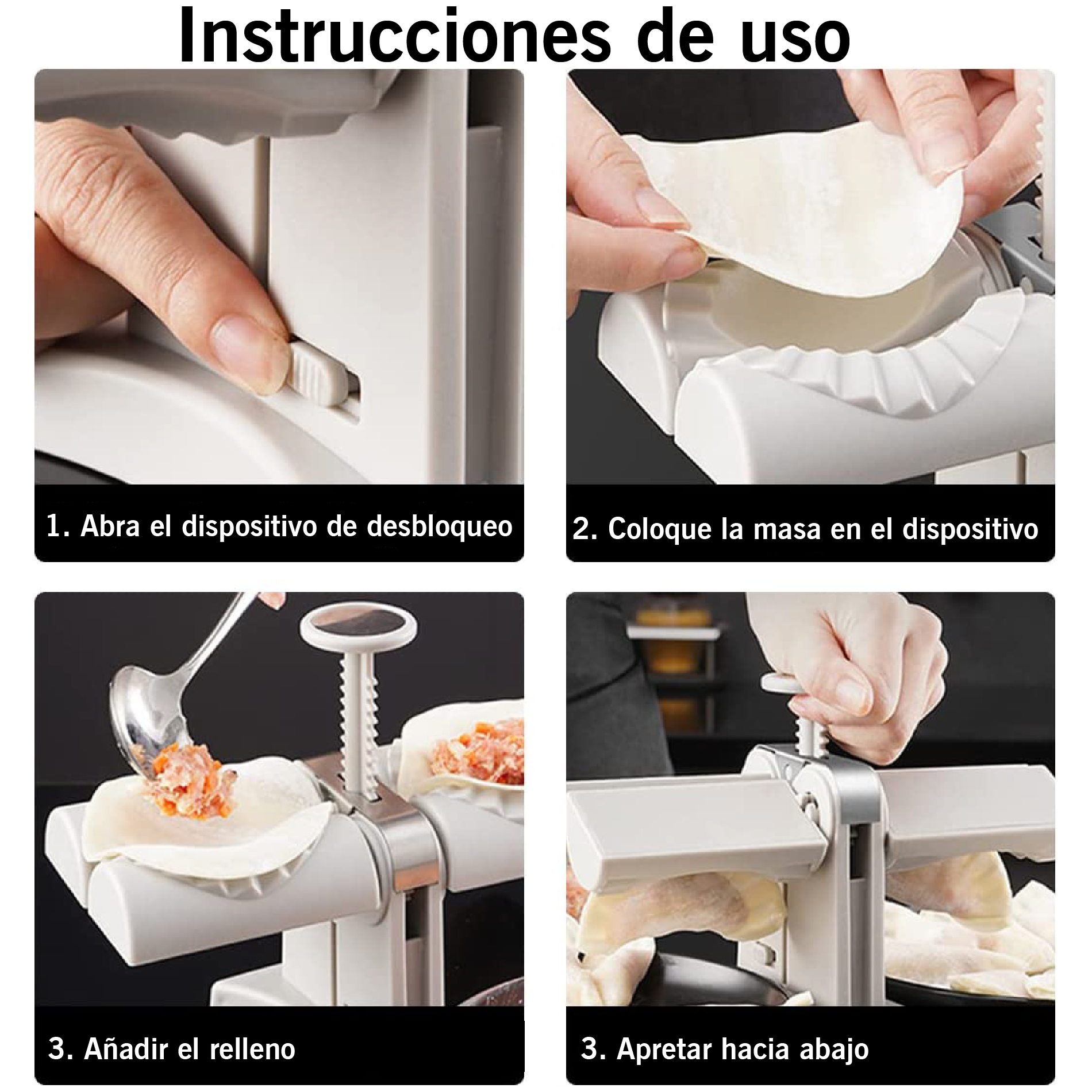 Miniatura 2 de Molde Maquina Para Mini Empanadas