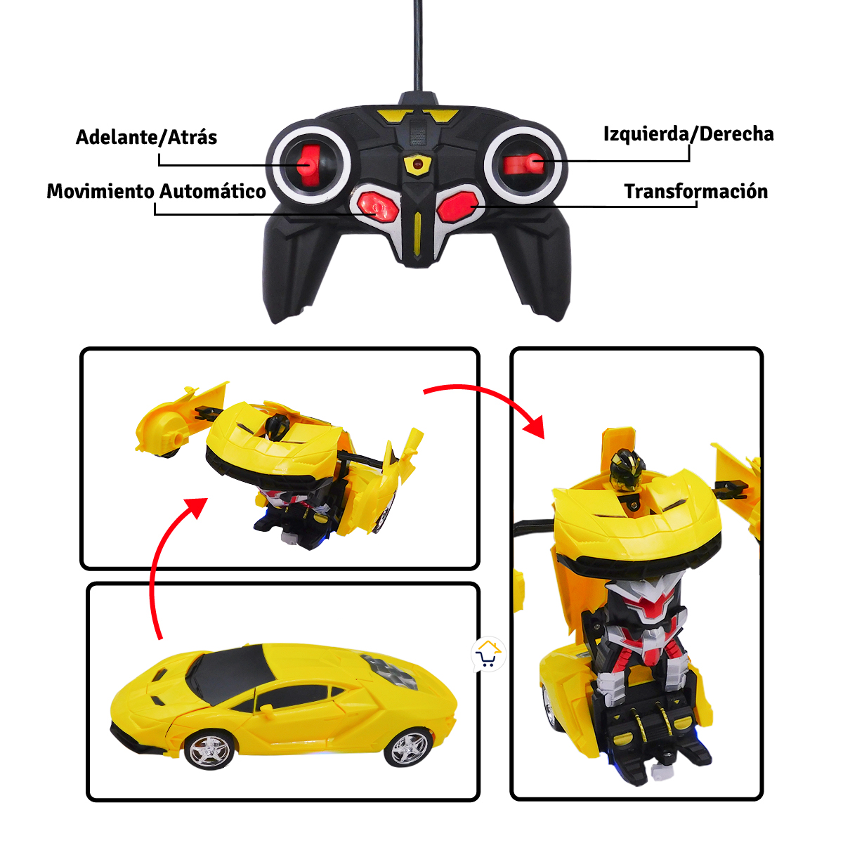 Carro Transformer Control Remoto MG20165