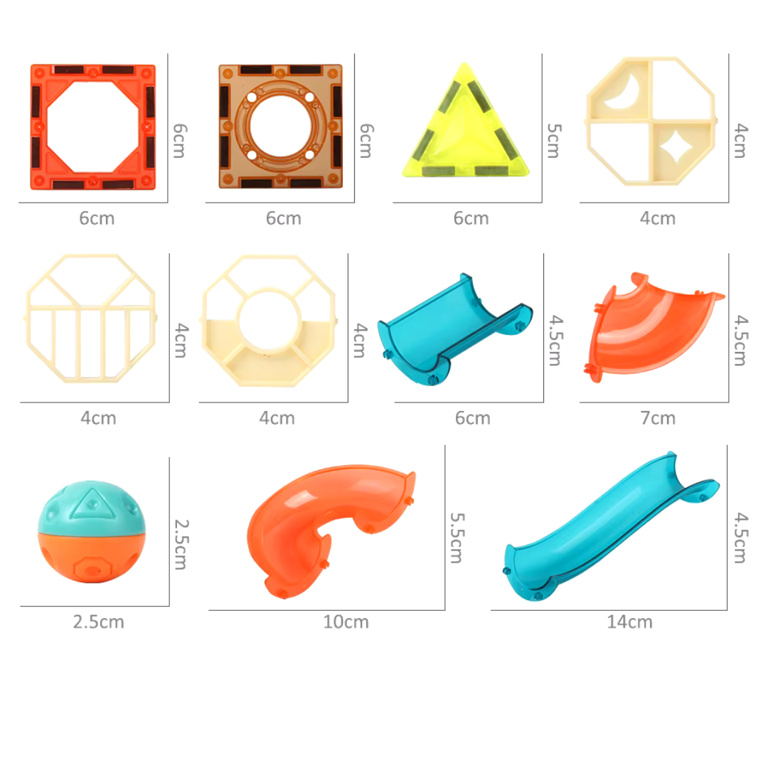 Juguete Construcción Figuras De Colores