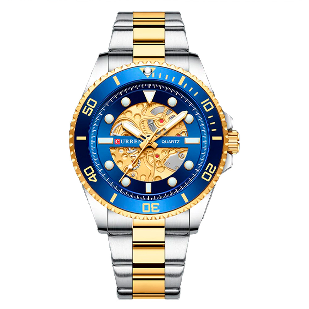 Reloj Curren 8412 Clásico Cuarzo Acero