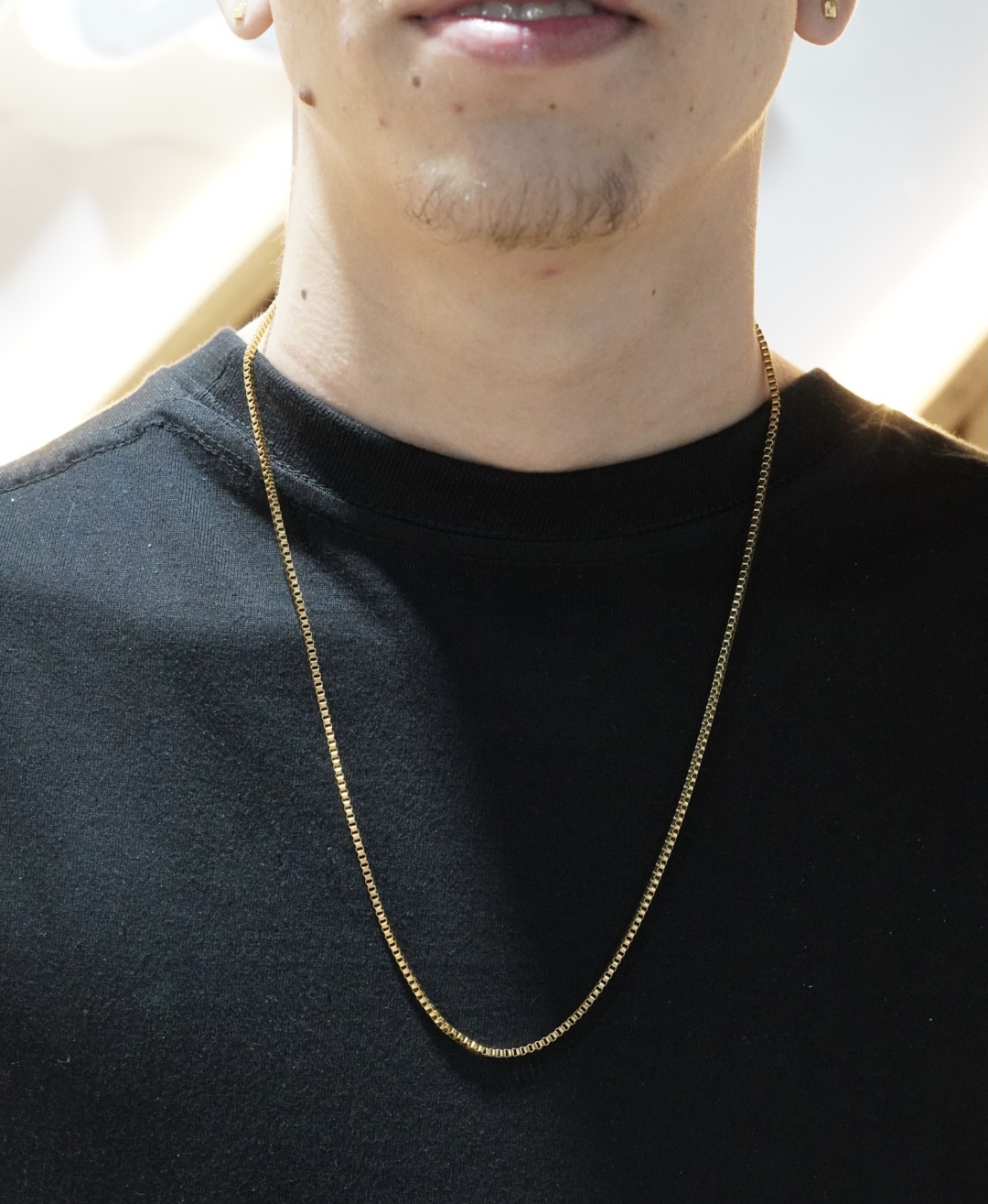 CADENA VENECIANA DORADA 0.8mm