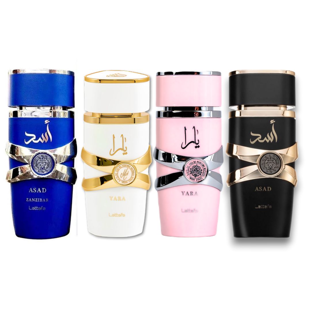 COMBO YARAS (AZUL-NEGRA-ROSA-BLANCA)