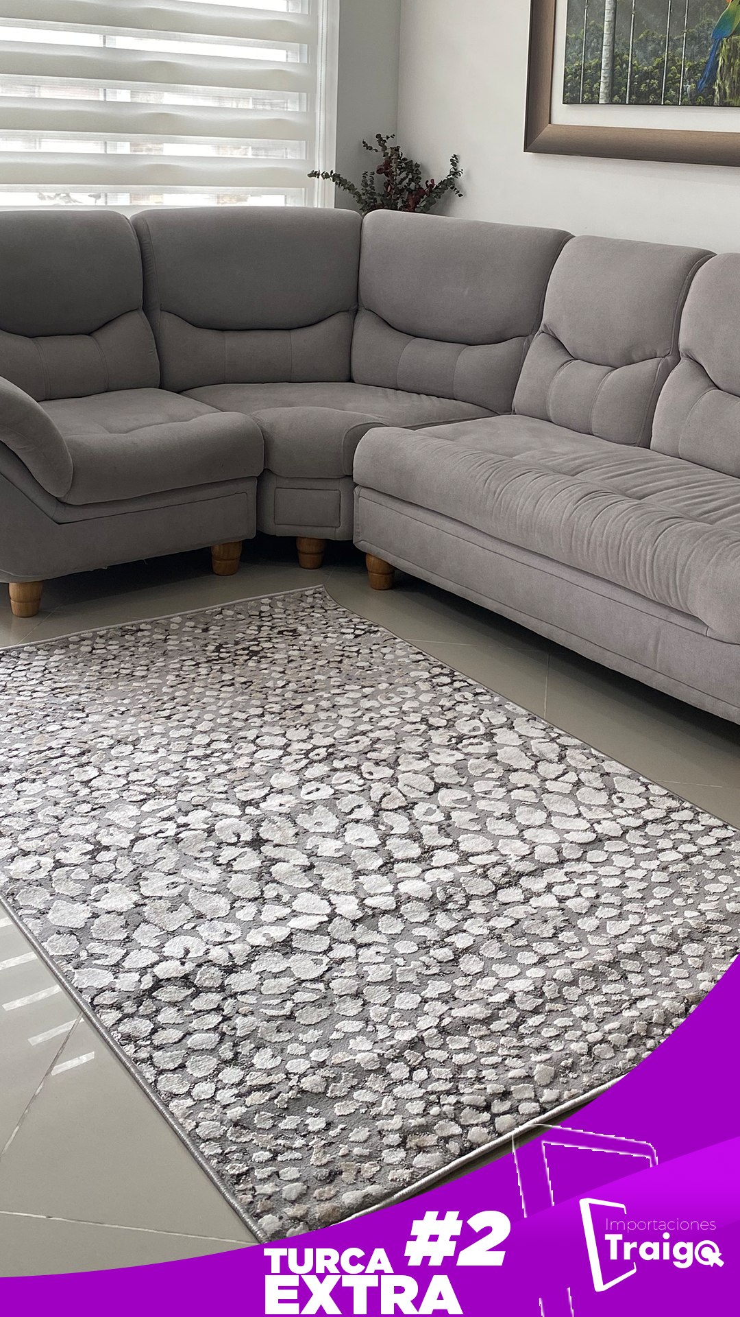 ALFOMBRA TURCA EXTRA 1,20 MTR X 1,80 MTR