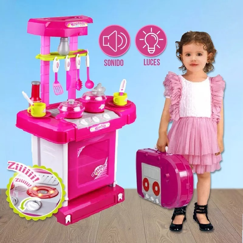Miniatura 4 de Cocina Infantil Niñas Maletin 008-58
