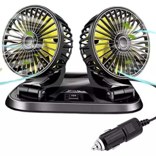 Miniatura 2 de Ventilador Doble Portátil Para Carro 12v