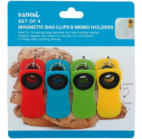 SOPORTE MEMO Y CLIP MAGNETICO X 4