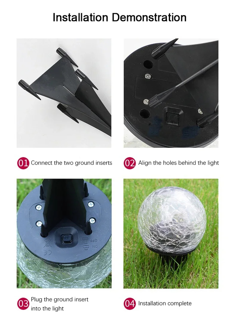 Miniatura 7 de 2 Bola luz Led solar recargable XF-02