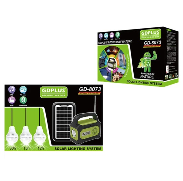 Miniatura 2 de Lampara de mano con bluetooth, radio fm