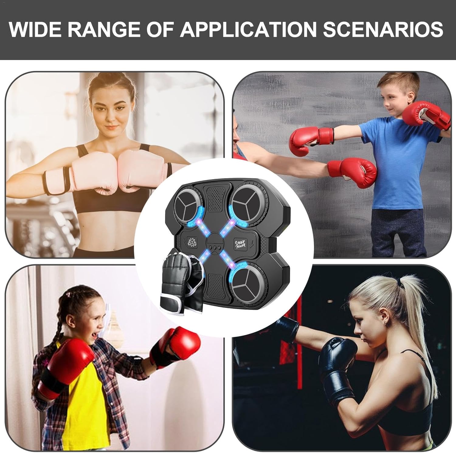 Miniatura 5 de Equipo Entrenamiento Boxeo 4 Paneles