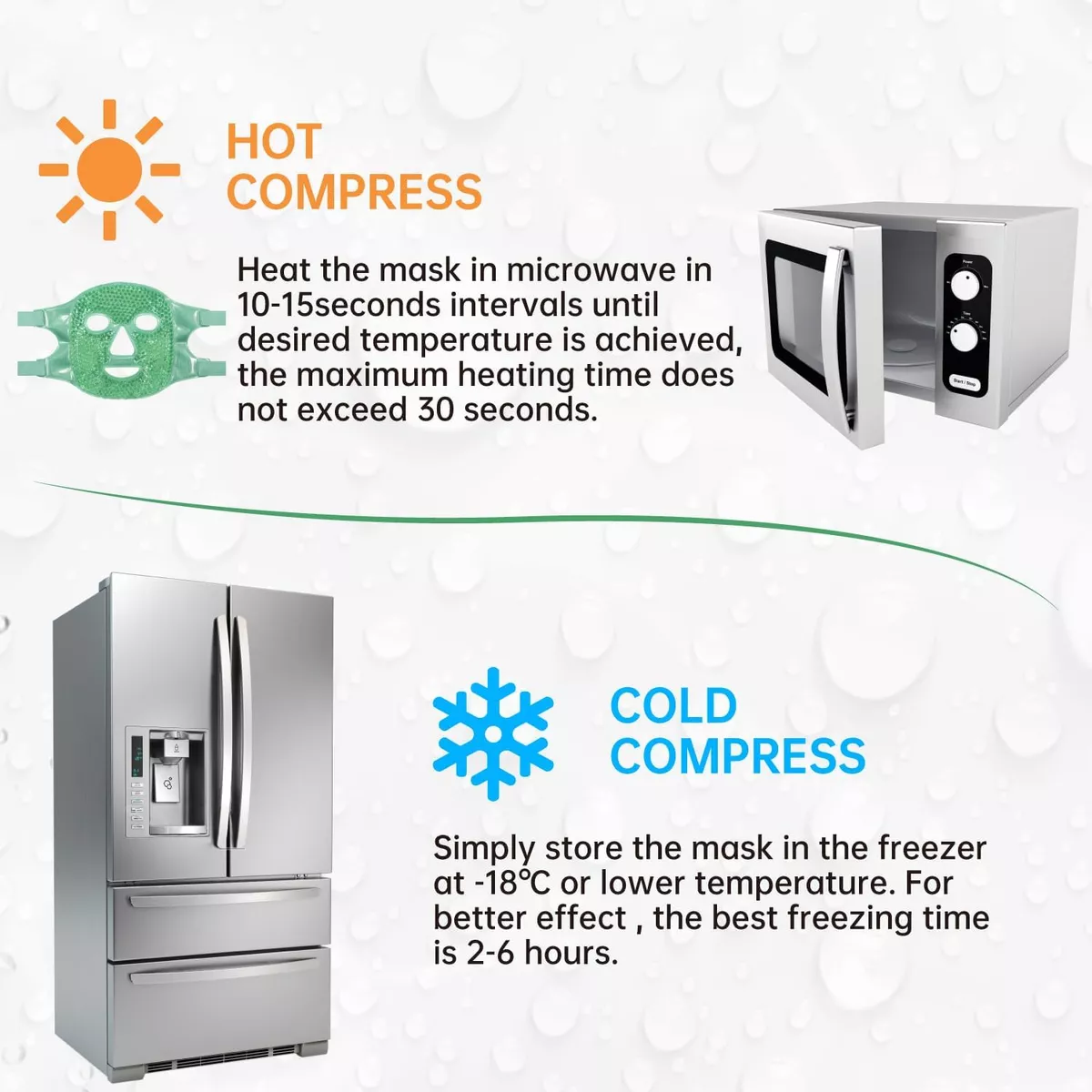 ✨ Mascarilla Gel Reutilizable T para Cuidado Facial ✨ 6