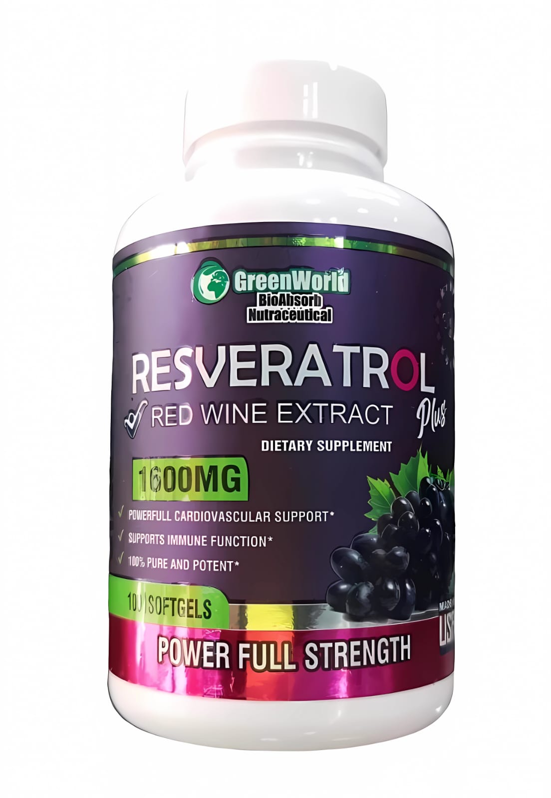 Miniatura 3 de RESVERATROL X100 softgels BLANCO
