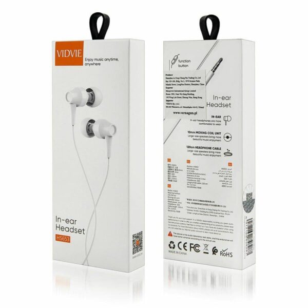 Audifónos Vidvie Hs653