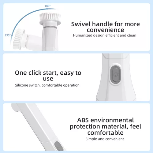 Miniatura 2 de Cepillo De Limpieza Eléctrico Para Baño