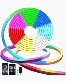 Tira De Luz Led Rgb-ic Neón Impermeable