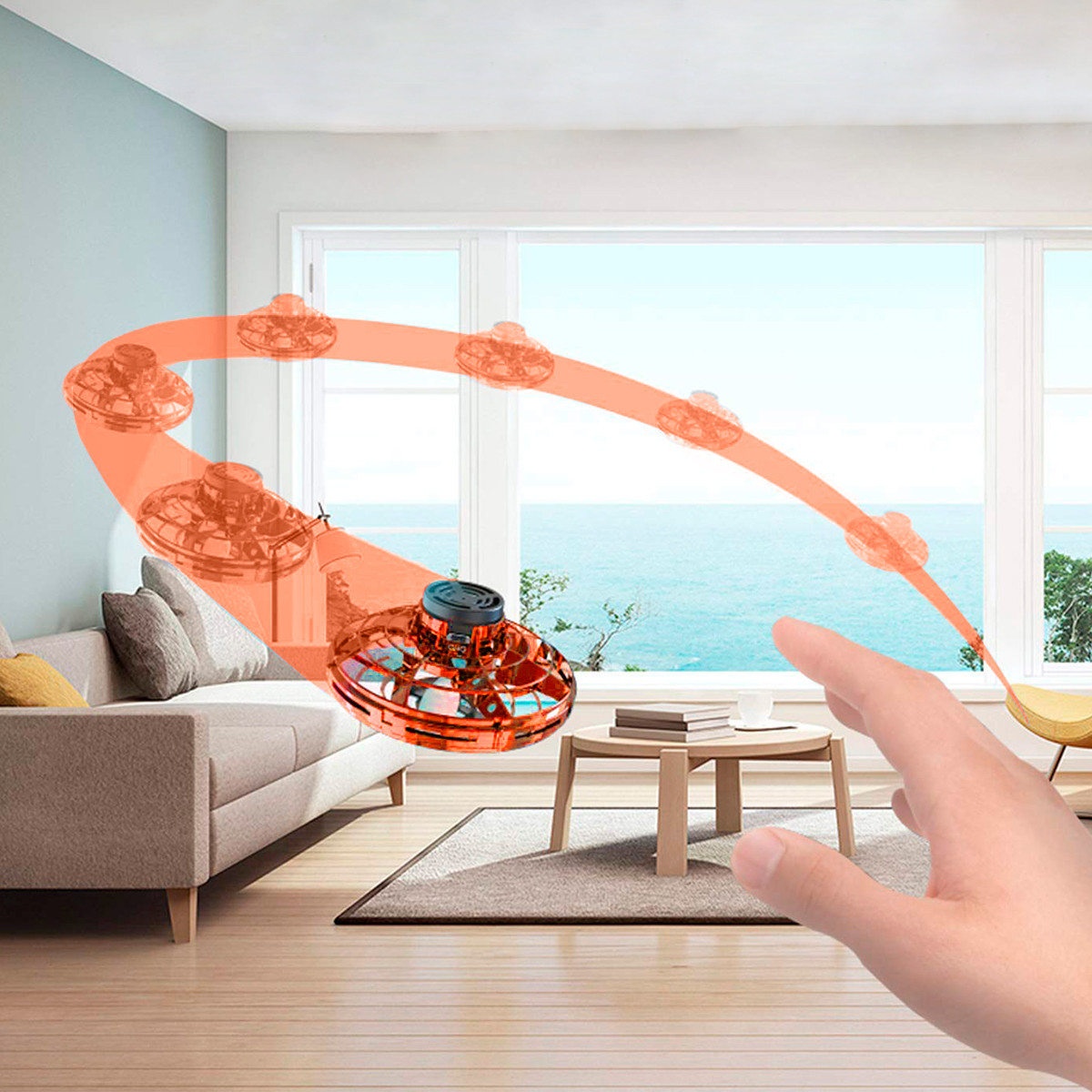 Miniatura 2 de Dron Mini Ovni Volador Bumerang EDR4867