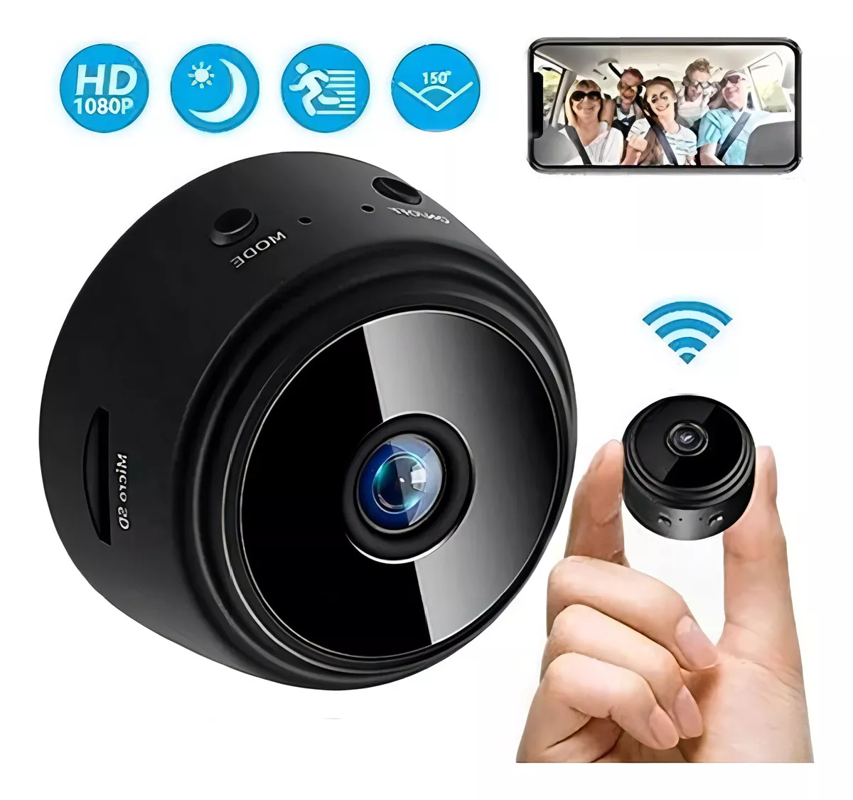 DOS MINI CAMARAS ESPIA INALAMBRICAS