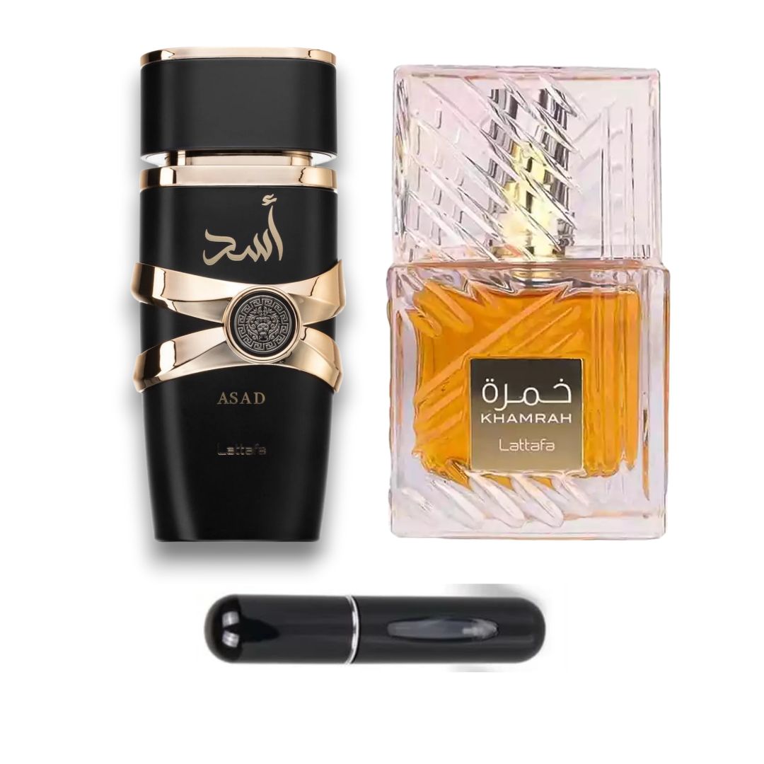 KHAMRAH CAJA + ASAD + PERFUMERO