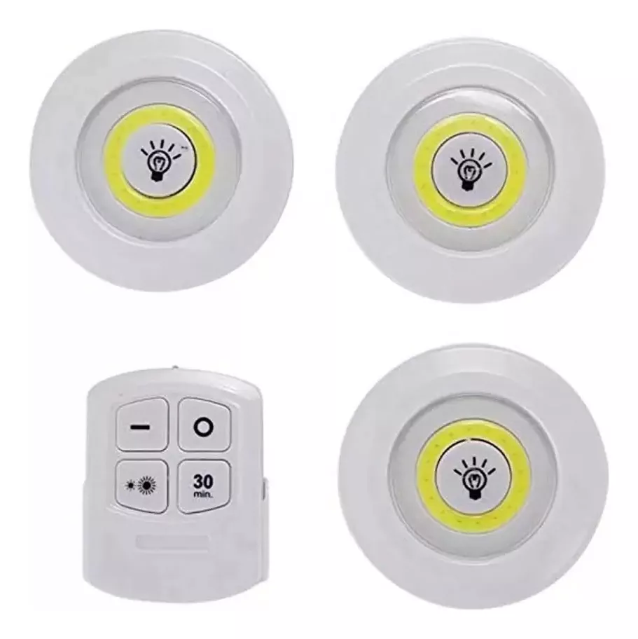 JUEGO DE 3 LAMPARAS LED