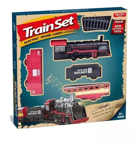 Miniatura 4 de Juego Pista Tren Eléctrico Con Luz Y Mús