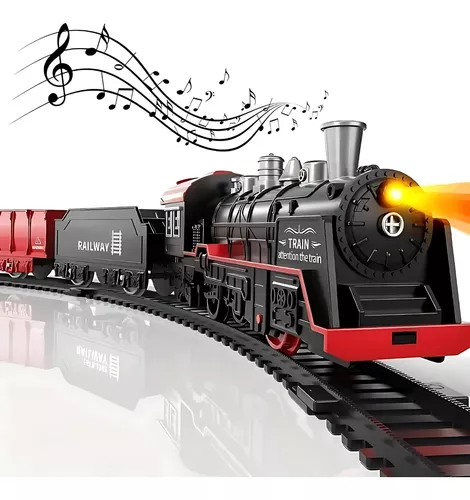 Miniatura 7 de Juego Pista Tren Eléctrico Con Luz Y Mús