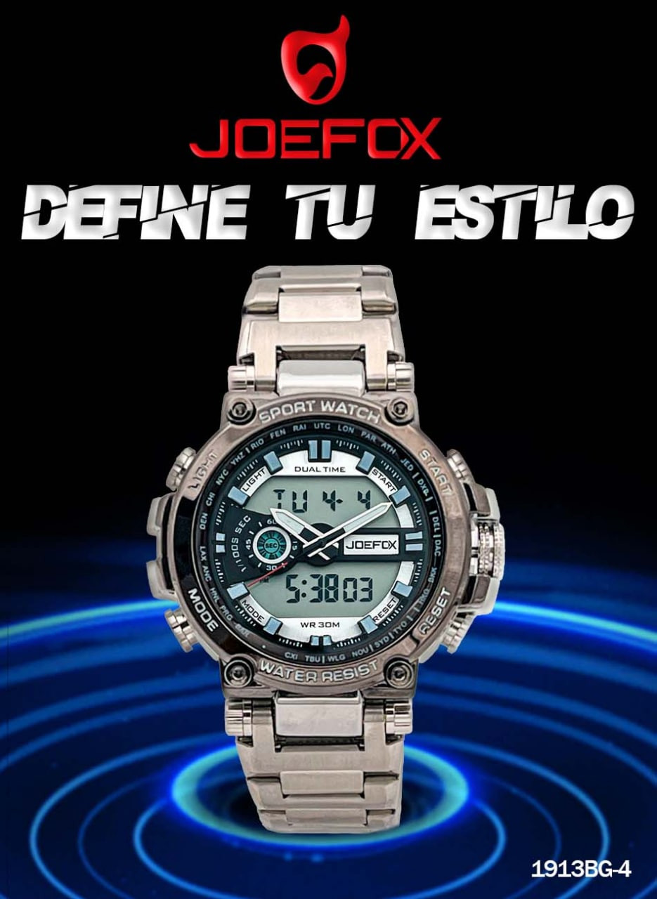 Miniatura 5 de RELOJ JOEFOX  DOBLE HORA HOM 1913BG-4