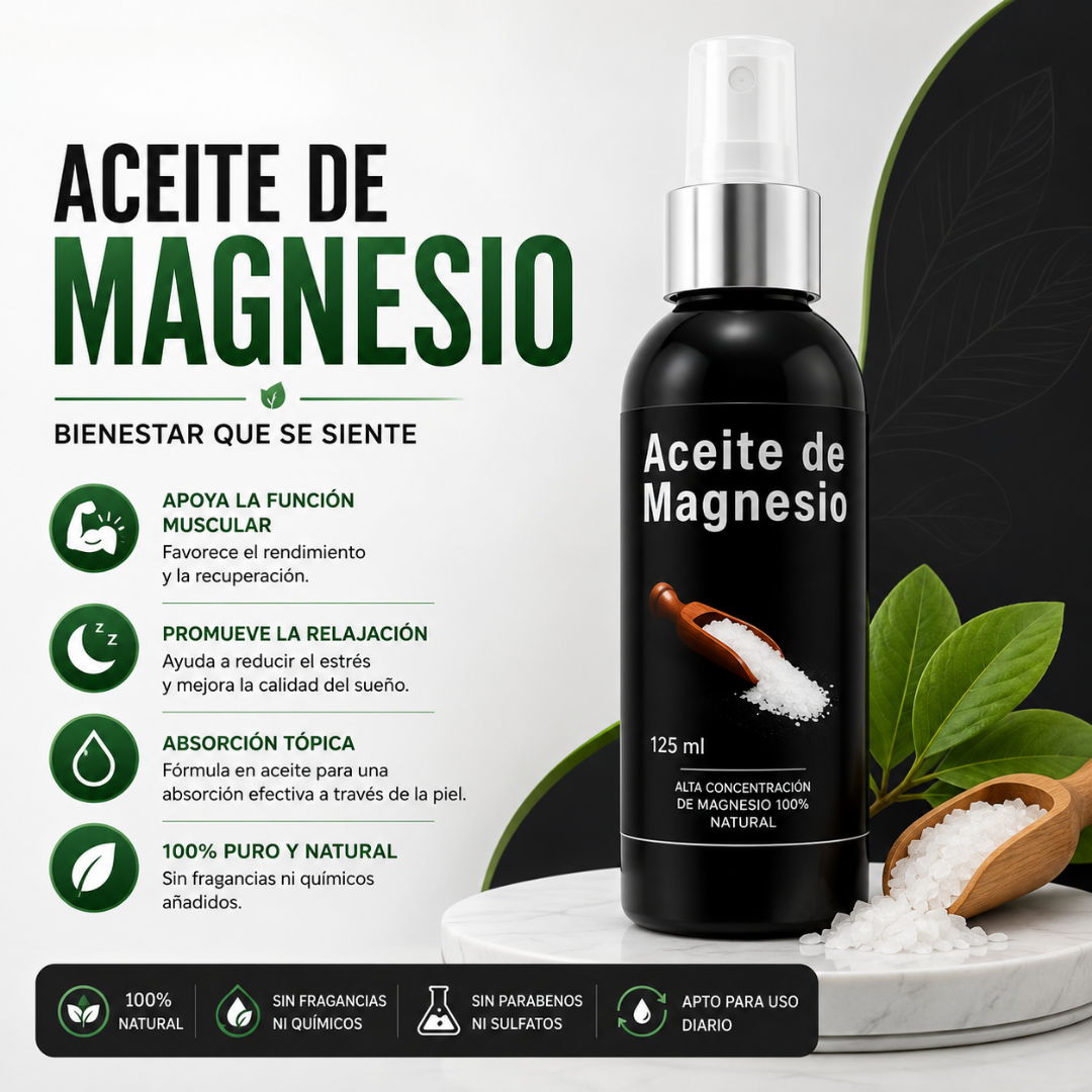 ACEITE DE MAGNESIO, RELAJACION MUSCULAR