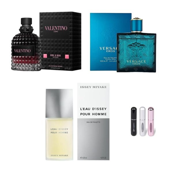 EROS+VALENTINOINTENSE+ISSEYMEN+3PERFUMER