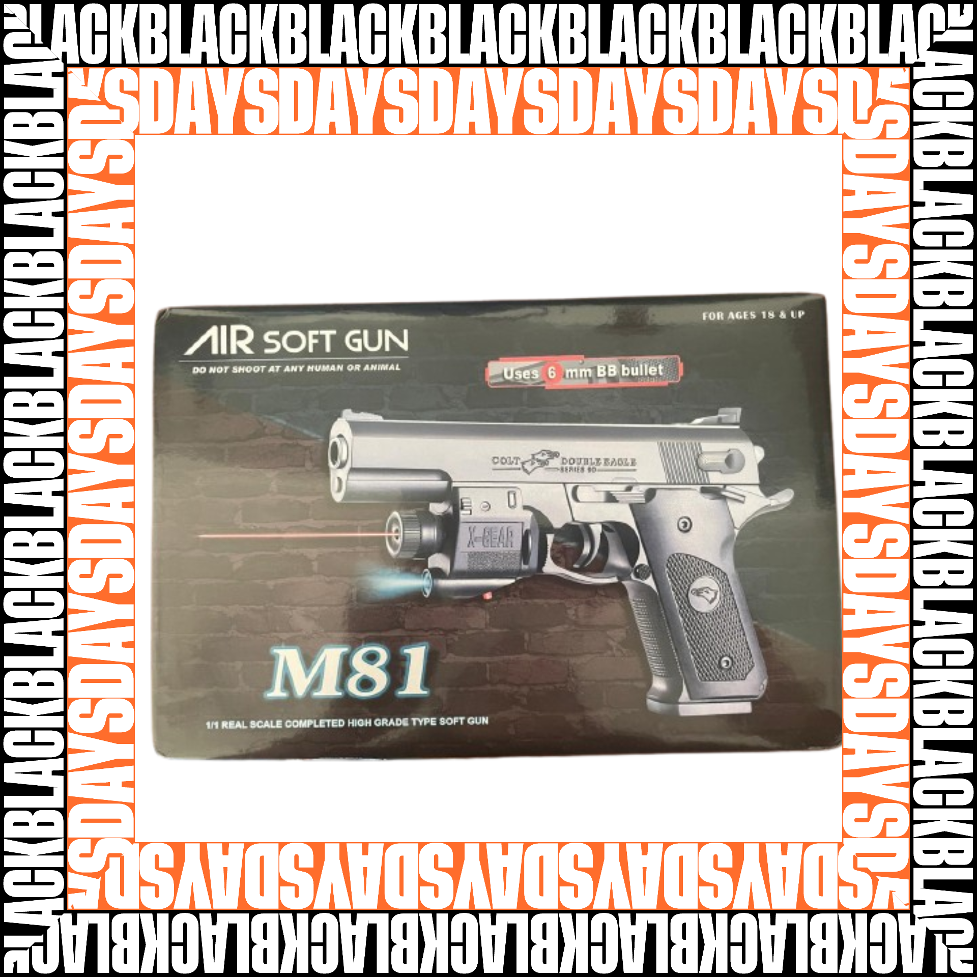 pistola de Airsoft M81