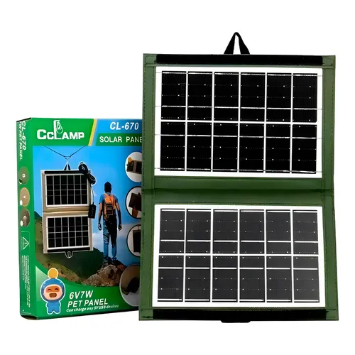 PANEL SOLAR RECARGABLE CL670 MUNDO