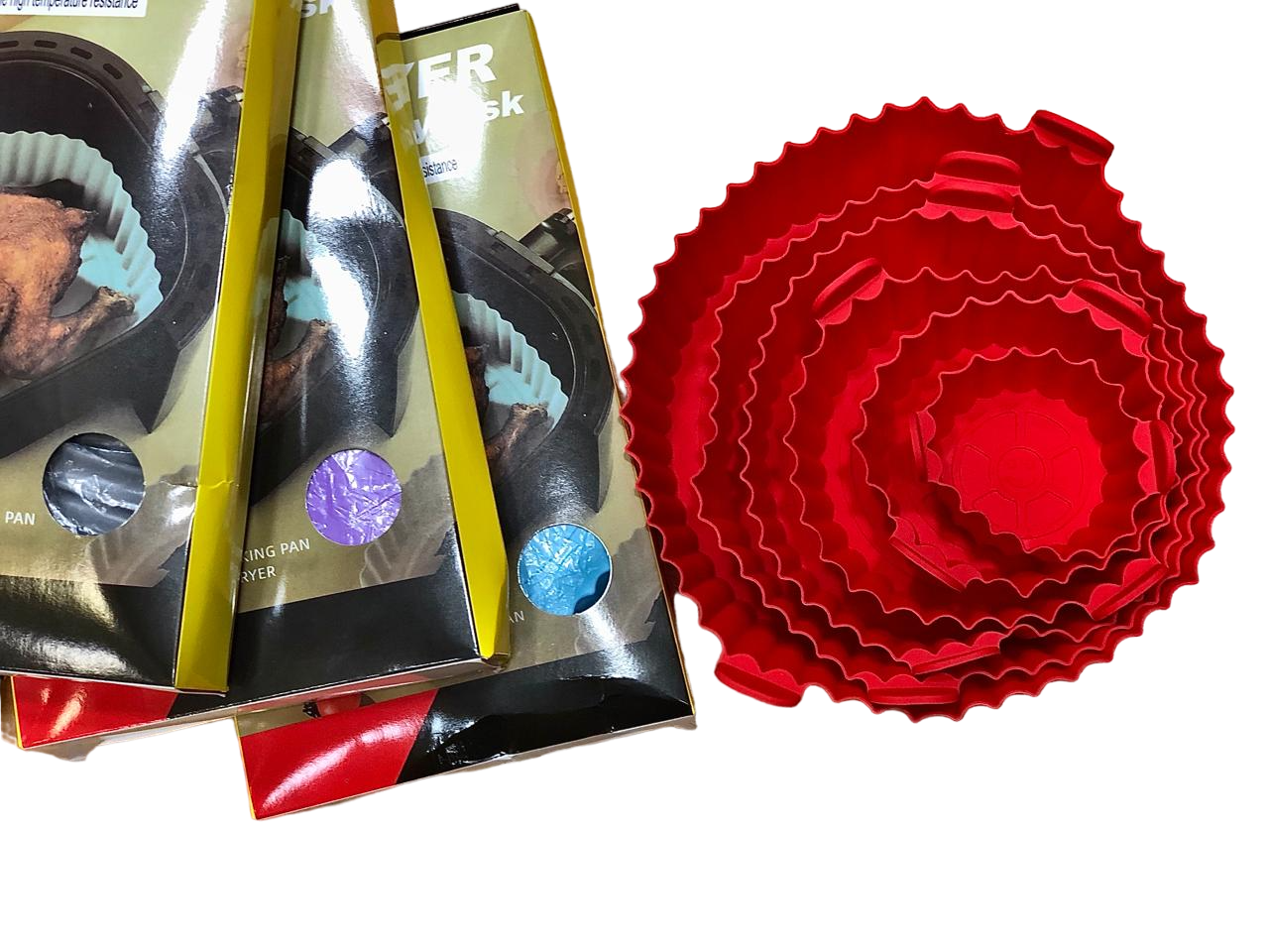 Miniatura 3 de Molde de Silicona x6- Freidora de aire