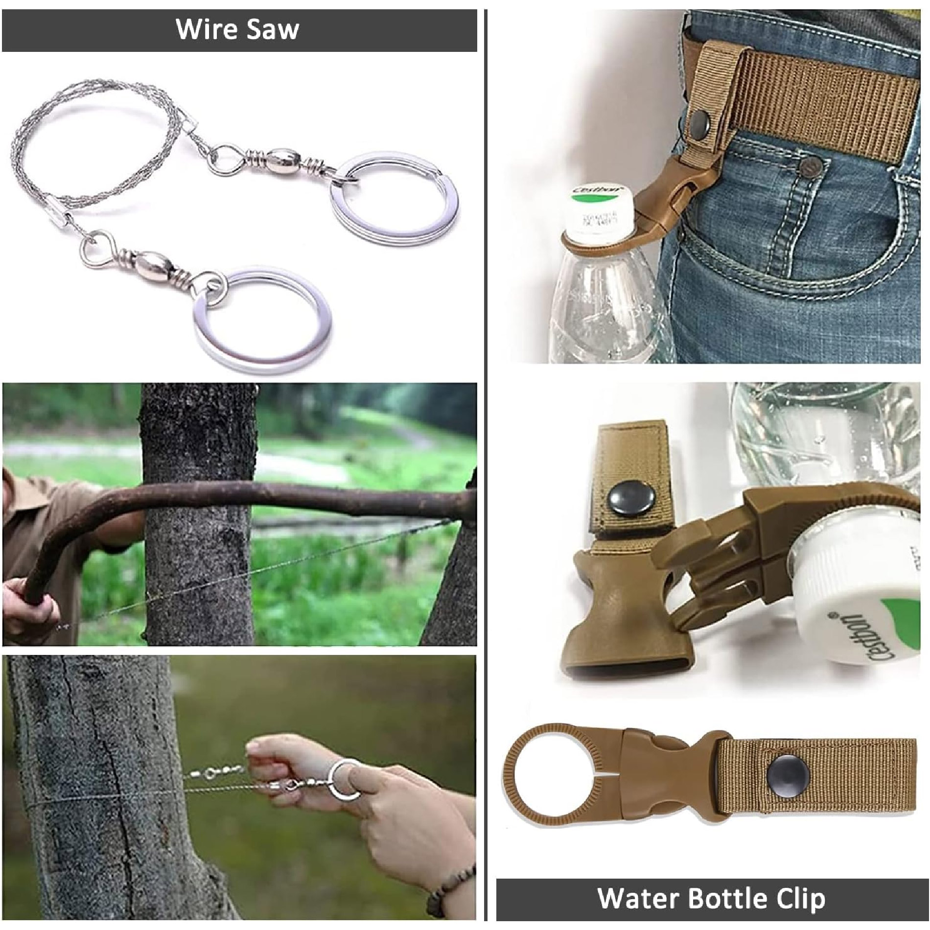 Miniatura 5 de Kit Supervivencia Herramientas Camping