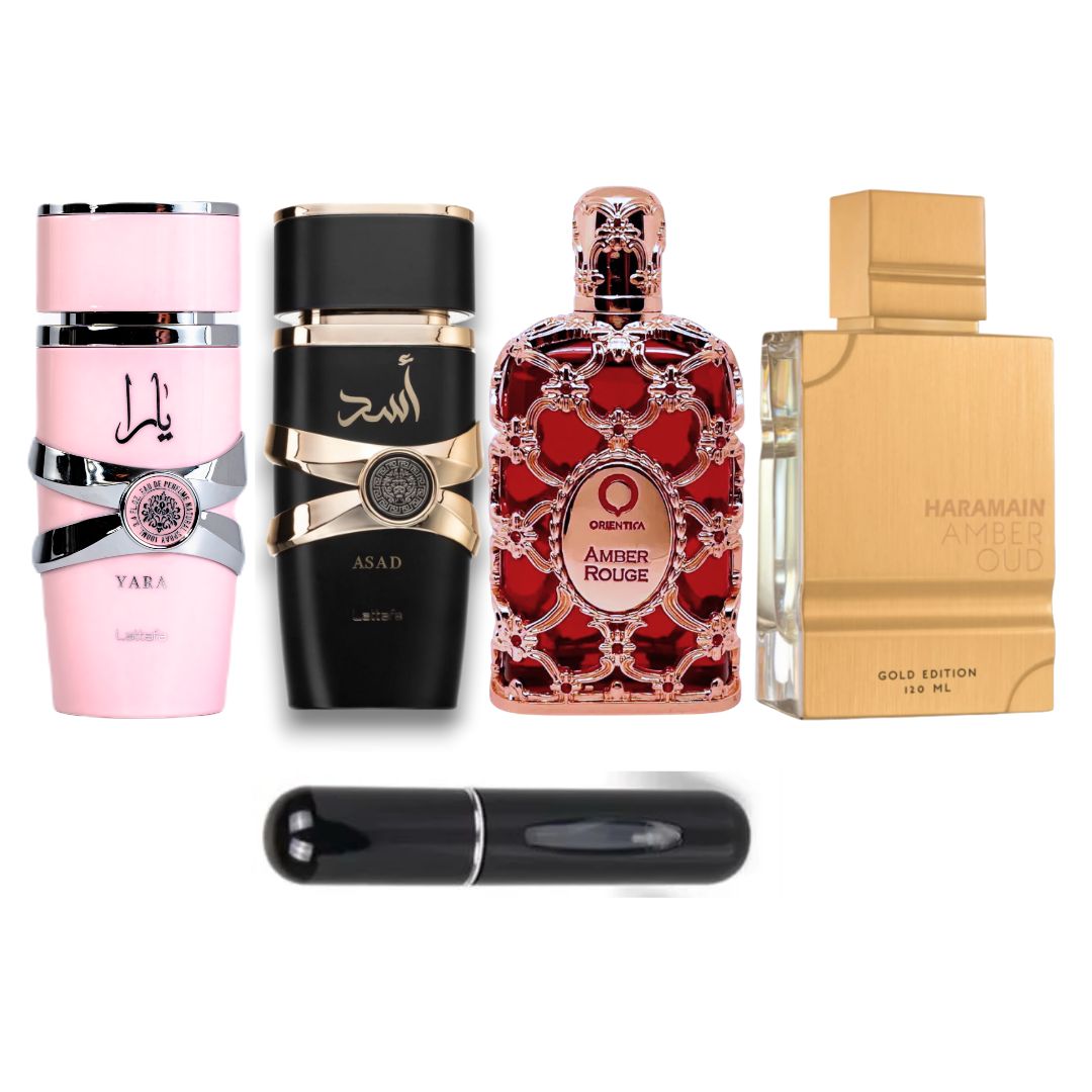 YARA+ASAD+ORIENTICAROUGE+AMBEROUD+PERFUM
