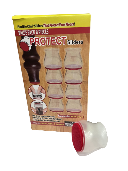 Miniatura 7 de PROTECTOR PATAS DE SILLA SILICONA X 8 PZ