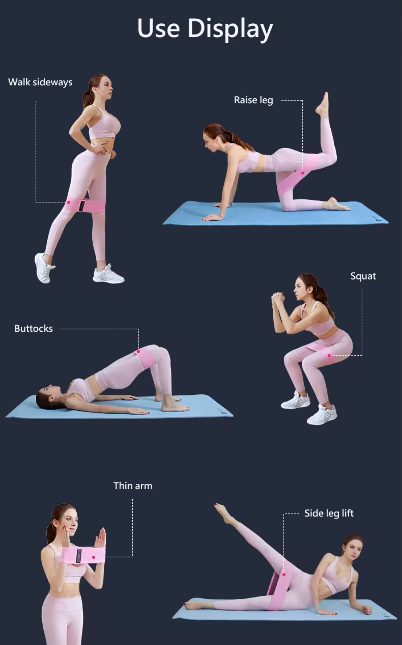 Miniatura 2 de BANDA DE RESISTENCIA TELA X 3 UNID