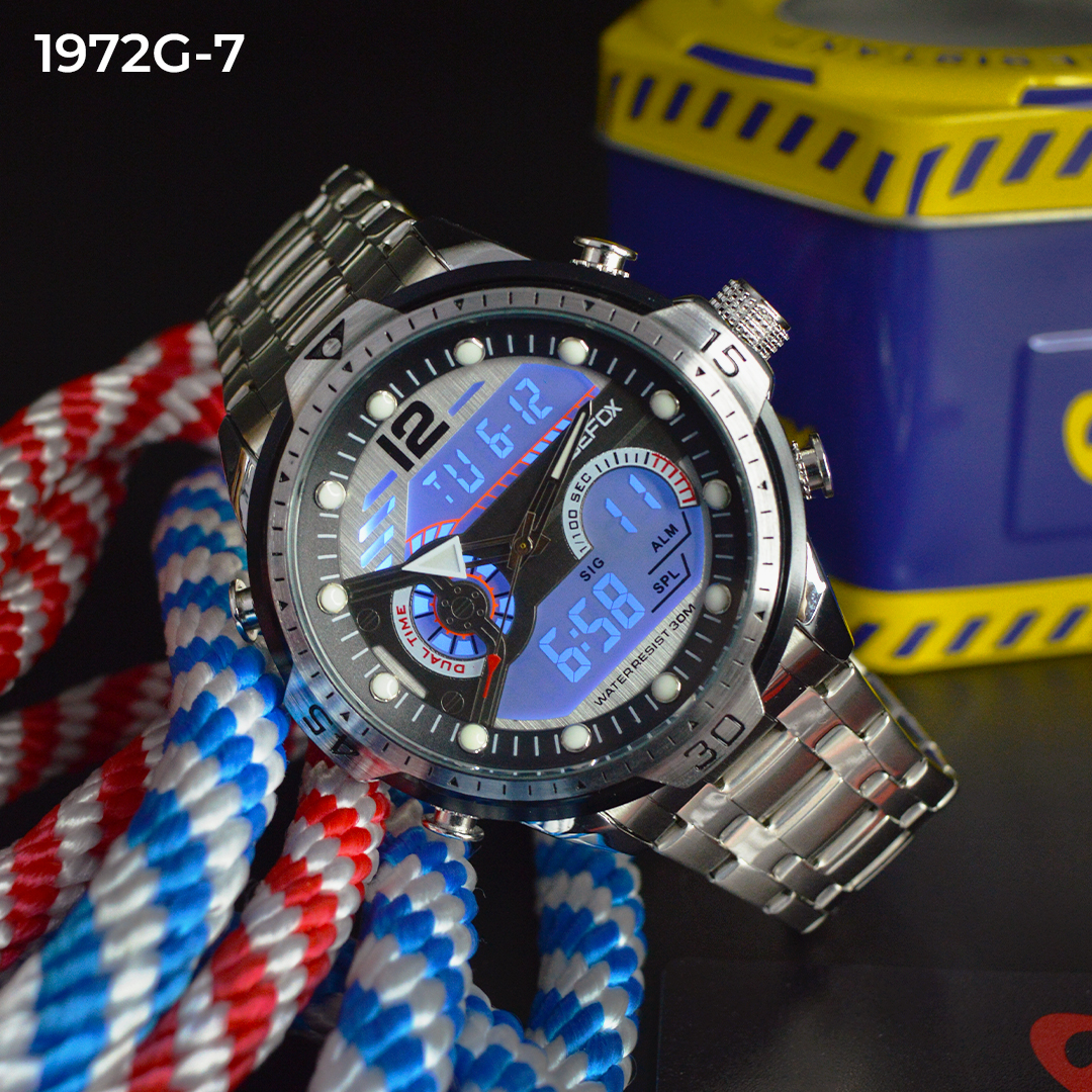 1972G JOEFOX DOBLE HORA METAL HOMBRE