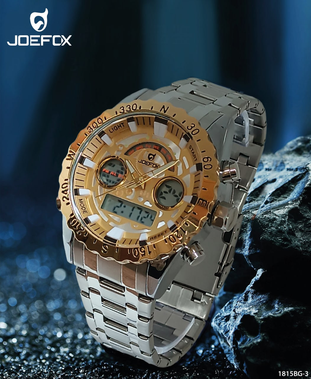 Miniatura 5 de RELOJ JOEFOX METALICO HOM 1815BG-3