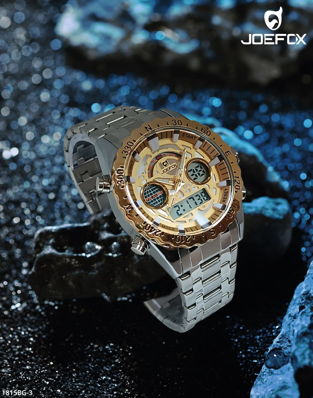 Miniatura 4 de RELOJ JOEFOX METALICO HOM 1815BG-3