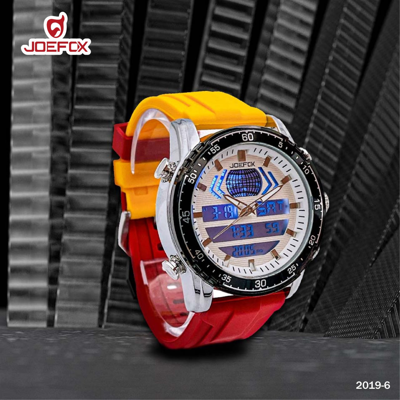 RELOJ JOEFOX  LED SILICONA HOM 2019-6