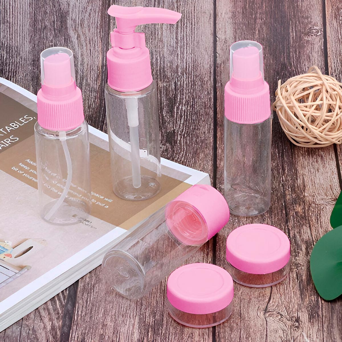 Set Envases x6 Para Viajes YH-0098 Azul