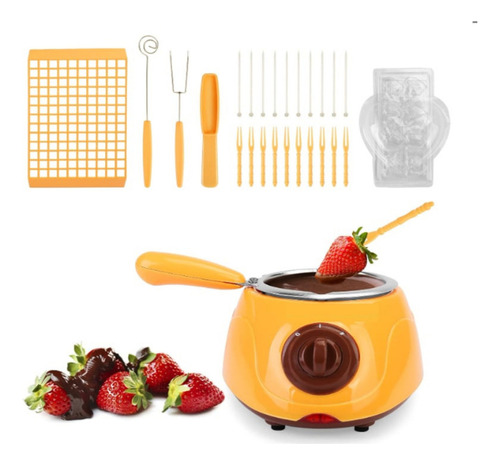 CHOCOLATERA ELÉCTRICA AMARILLA