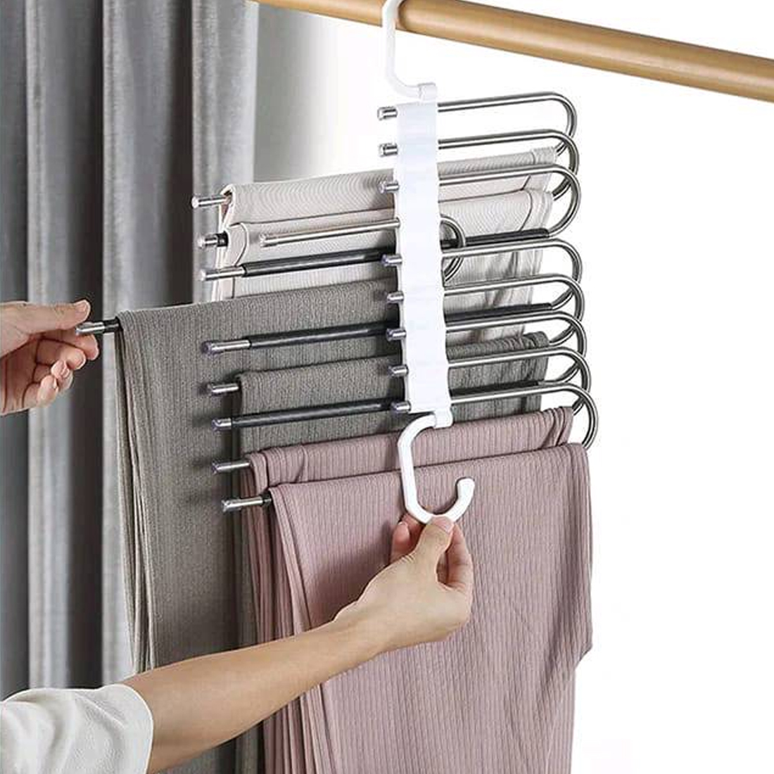 Miniatura 4 de Gancho ahorrador de espacio pantalones