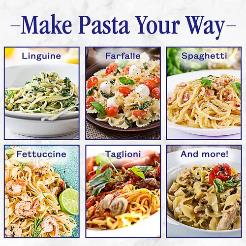 Miniatura 5 de Maquina Hacer Pasta Manual Rollera Spagu