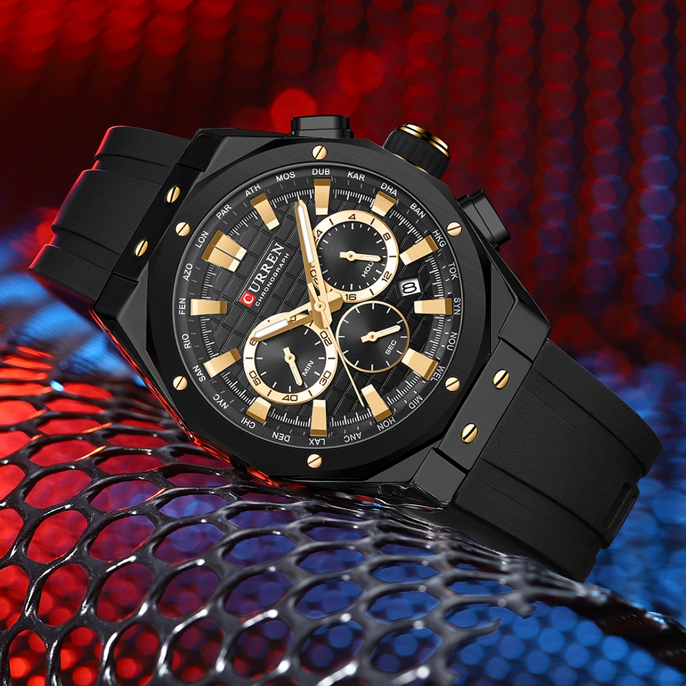 Reloj Curren 8464 Silicona