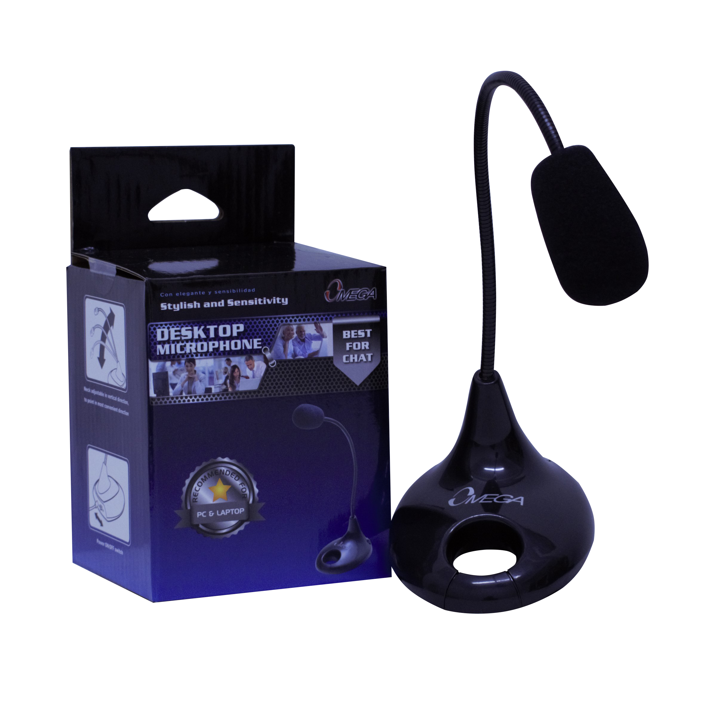 Miniatura 2 de Micrófono de mesa Jack 3.5mm